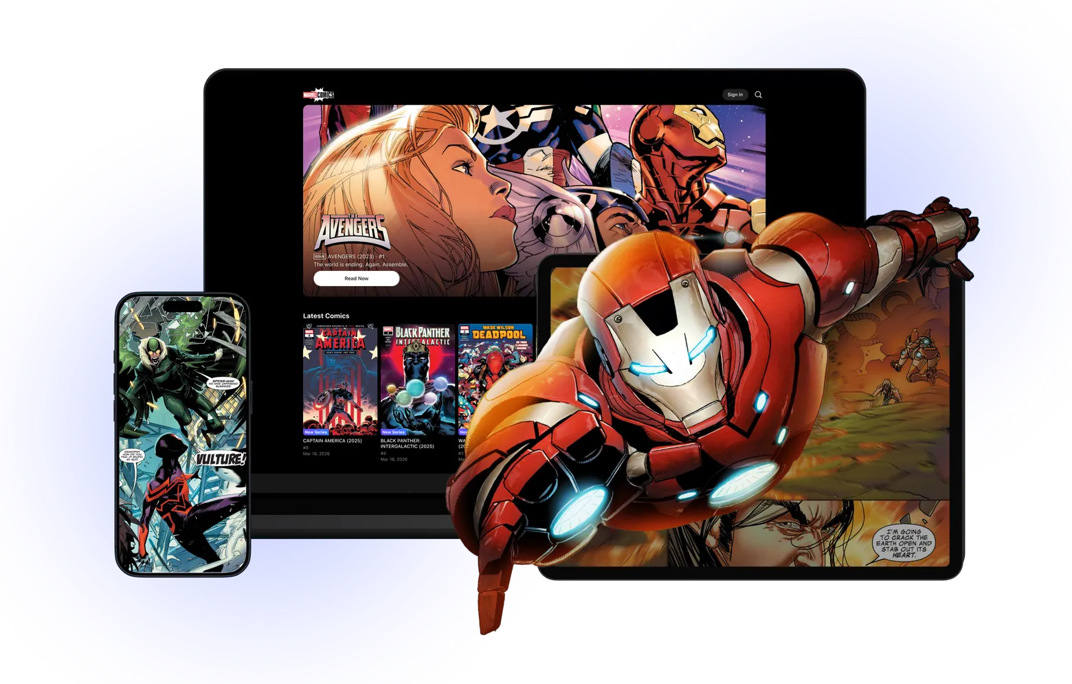 Marvel Comics service preview